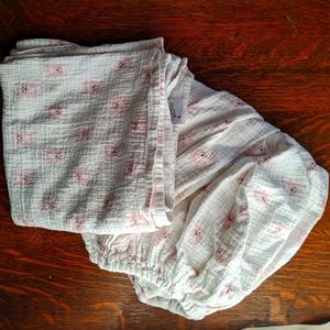 Aden and anais cotton muslin crib sheet set